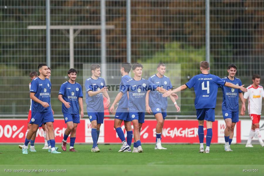 Sepp-Endres-Sportanlage, Würzburg, 18.09.2024, sport, action, BFV, Fussball, 4. Spieltag, Nachholspieltag, Bayernliga Nord, SSV, WFV, SSV Jahn Regensburg II (U21), Würzburger FV 04 - Bild-ID: 2437551