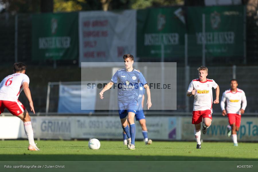 Sepp-Endres-Sportanlage, Würzburg, 18.09.2024, sport, action, BFV, Fussball, 4. Spieltag, Nachholspieltag, Bayernliga Nord, SSV, WFV, SSV Jahn Regensburg II (U21), Würzburger FV 04 - Bild-ID: 2437587