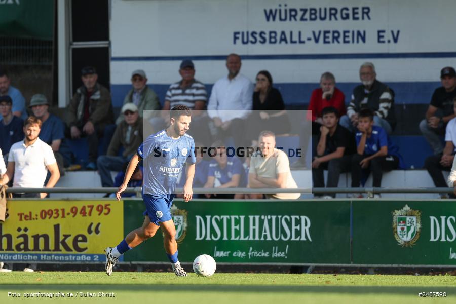 Sepp-Endres-Sportanlage, Würzburg, 18.09.2024, sport, action, BFV, Fussball, 4. Spieltag, Nachholspieltag, Bayernliga Nord, SSV, WFV, SSV Jahn Regensburg II (U21), Würzburger FV 04 - Bild-ID: 2437590