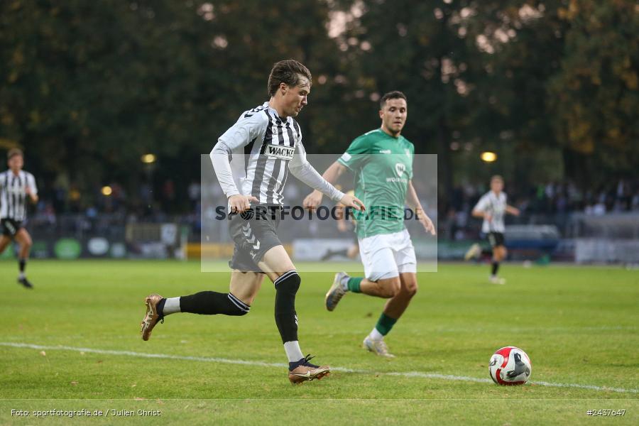 Willy-Sachs-Stadion, Schweinfurt, 20.09.2024, sport, action, BFV, Fussball, Regionalliga Bayern, 10. Spieltag, SVW, FCS, SV Wacker Burghausen, 1. FC Schweinfurt 1905 - Bild-ID: 2437647