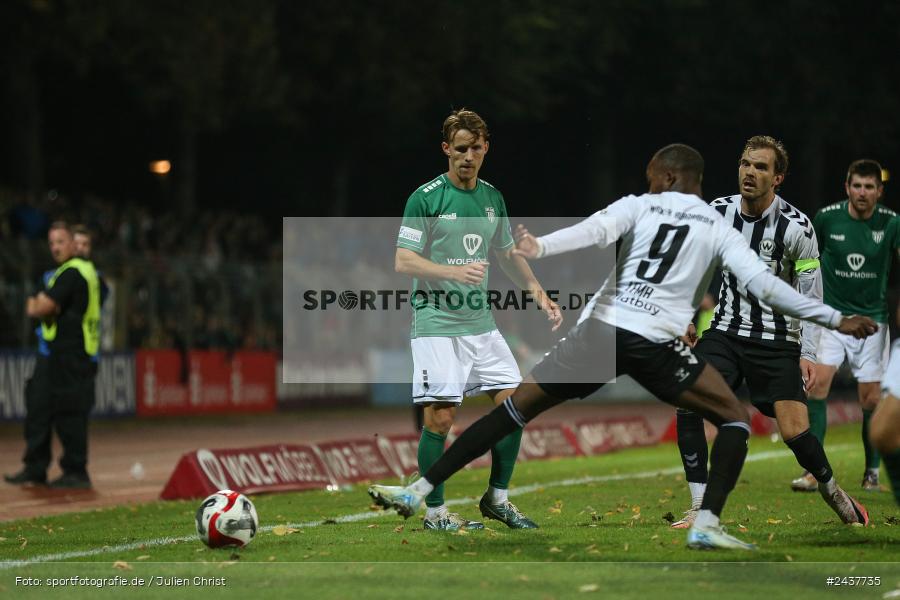 Willy-Sachs-Stadion, Schweinfurt, 20.09.2024, sport, action, BFV, Fussball, Regionalliga Bayern, 10. Spieltag, SVW, FCS, SV Wacker Burghausen, 1. FC Schweinfurt 1905 - Bild-ID: 2437735