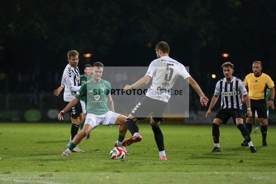 Willy-Sachs-Stadion, Schweinfurt, 20.09.2024, sport, action, BFV, Fussball, Regionalliga Bayern, 10. Spieltag, SVW, FCS, SV Wacker Burghausen, 1. FC Schweinfurt 1905 - Bild-ID: 2437736