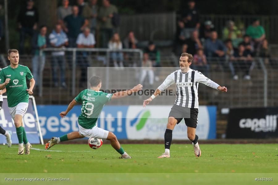 Willy-Sachs-Stadion, Schweinfurt, 20.09.2024, sport, action, BFV, Fussball, Regionalliga Bayern, 10. Spieltag, SVW, FCS, SV Wacker Burghausen, 1. FC Schweinfurt 1905 - Bild-ID: 2437802 Willy-Sachs-Stadion, Schweinfurt, 20.09.2024, sport, action, BFV, Fussball, Regionalliga Bayern, 10. Spieltag, SVW, FCS, SV Wacker Burghausen, 1. FC Schweinfurt 1905 - Bild-ID: 2437802