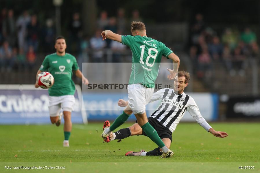 Willy-Sachs-Stadion, Schweinfurt, 20.09.2024, sport, action, BFV, Fussball, Regionalliga Bayern, 10. Spieltag, SVW, FCS, SV Wacker Burghausen, 1. FC Schweinfurt 1905 - Bild-ID: 2437807