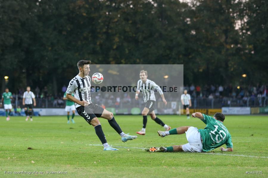 Willy-Sachs-Stadion, Schweinfurt, 20.09.2024, sport, action, BFV, Fussball, Regionalliga Bayern, 10. Spieltag, SVW, FCS, SV Wacker Burghausen, 1. FC Schweinfurt 1905 - Bild-ID: 2437825