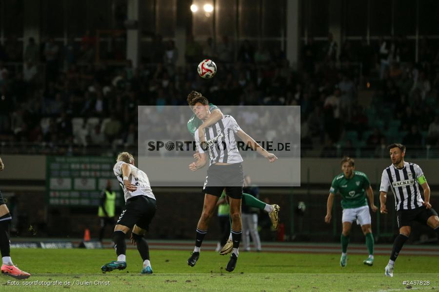 Willy-Sachs-Stadion, Schweinfurt, 20.09.2024, sport, action, BFV, Fussball, Regionalliga Bayern, 10. Spieltag, SVW, FCS, SV Wacker Burghausen, 1. FC Schweinfurt 1905 - Bild-ID: 2437828