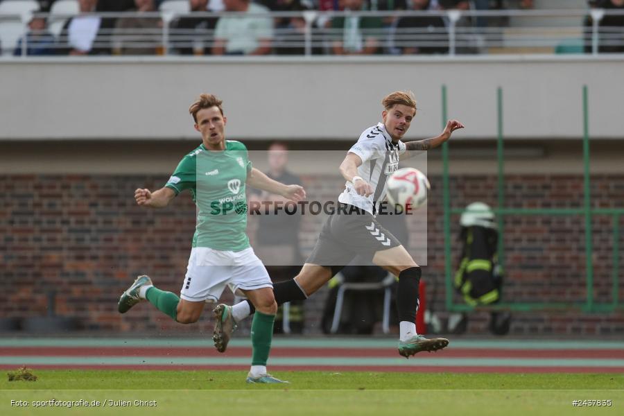 Willy-Sachs-Stadion, Schweinfurt, 20.09.2024, sport, action, BFV, Fussball, Regionalliga Bayern, 10. Spieltag, SVW, FCS, SV Wacker Burghausen, 1. FC Schweinfurt 1905 - Bild-ID: 2437835