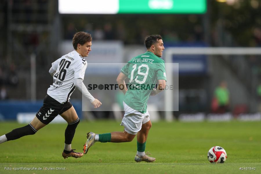 Willy-Sachs-Stadion, Schweinfurt, 20.09.2024, sport, action, BFV, Fussball, Regionalliga Bayern, 10. Spieltag, SVW, FCS, SV Wacker Burghausen, 1. FC Schweinfurt 1905 - Bild-ID: 2437842