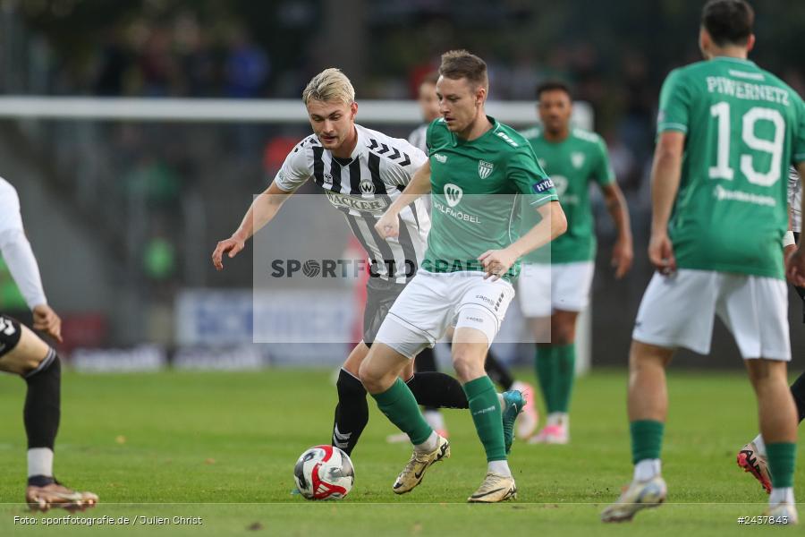 Willy-Sachs-Stadion, Schweinfurt, 20.09.2024, sport, action, BFV, Fussball, Regionalliga Bayern, 10. Spieltag, SVW, FCS, SV Wacker Burghausen, 1. FC Schweinfurt 1905 - Bild-ID: 2437843
