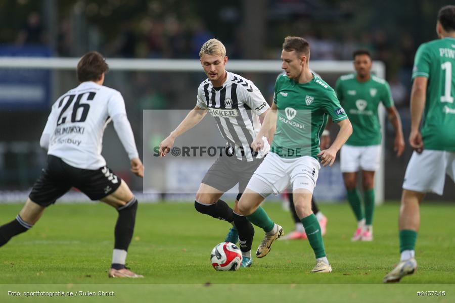 Willy-Sachs-Stadion, Schweinfurt, 20.09.2024, sport, action, BFV, Fussball, Regionalliga Bayern, 10. Spieltag, SVW, FCS, SV Wacker Burghausen, 1. FC Schweinfurt 1905 - Bild-ID: 2437845