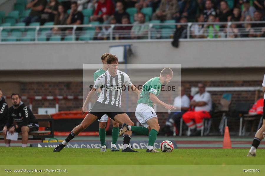Willy-Sachs-Stadion, Schweinfurt, 20.09.2024, sport, action, BFV, Fussball, Regionalliga Bayern, 10. Spieltag, SVW, FCS, SV Wacker Burghausen, 1. FC Schweinfurt 1905 - Bild-ID: 2437848