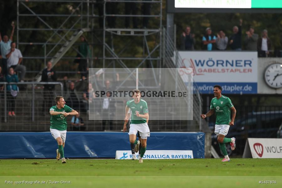 Willy-Sachs-Stadion, Schweinfurt, 20.09.2024, sport, action, BFV, Fussball, Regionalliga Bayern, 10. Spieltag, SVW, FCS, SV Wacker Burghausen, 1. FC Schweinfurt 1905 - Bild-ID: 2437874