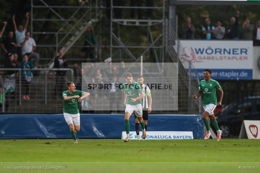Willy-Sachs-Stadion, Schweinfurt, 20.09.2024, sport, action, BFV, Fussball, Regionalliga Bayern, 10. Spieltag, SVW, FCS, SV Wacker Burghausen, 1. FC Schweinfurt 1905 - Bild-ID: 2437876