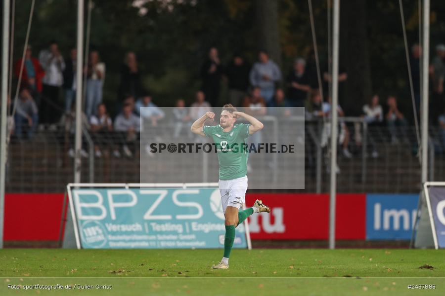 Willy-Sachs-Stadion, Schweinfurt, 20.09.2024, sport, action, BFV, Fussball, Regionalliga Bayern, 10. Spieltag, SVW, FCS, SV Wacker Burghausen, 1. FC Schweinfurt 1905 - Bild-ID: 2437883