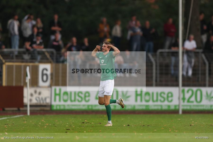 Willy-Sachs-Stadion, Schweinfurt, 20.09.2024, sport, action, BFV, Fussball, Regionalliga Bayern, 10. Spieltag, SVW, FCS, SV Wacker Burghausen, 1. FC Schweinfurt 1905 - Bild-ID: 2437886