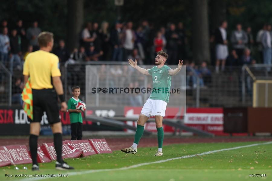 Willy-Sachs-Stadion, Schweinfurt, 20.09.2024, sport, action, BFV, Fussball, Regionalliga Bayern, 10. Spieltag, SVW, FCS, SV Wacker Burghausen, 1. FC Schweinfurt 1905 - Bild-ID: 2437888