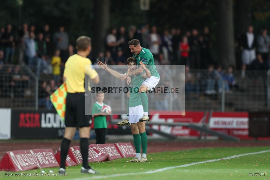 Willy-Sachs-Stadion, Schweinfurt, 20.09.2024, sport, action, BFV, Fussball, Regionalliga Bayern, 10. Spieltag, SVW, FCS, SV Wacker Burghausen, 1. FC Schweinfurt 1905 - Bild-ID: 2437891