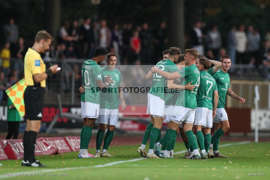 Willy-Sachs-Stadion, Schweinfurt, 20.09.2024, sport, action, BFV, Fussball, Regionalliga Bayern, 10. Spieltag, SVW, FCS, SV Wacker Burghausen, 1. FC Schweinfurt 1905 - Bild-ID: 2437901