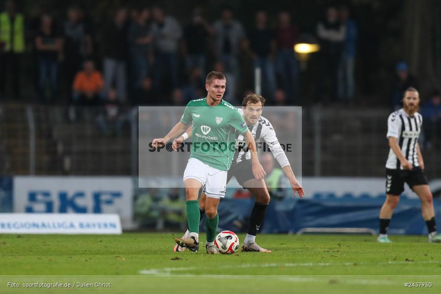 Willy-Sachs-Stadion, Schweinfurt, 20.09.2024, sport, action, BFV, Fussball, Regionalliga Bayern, 10. Spieltag, SVW, FCS, SV Wacker Burghausen, 1. FC Schweinfurt 1905 - Bild-ID: 2437930