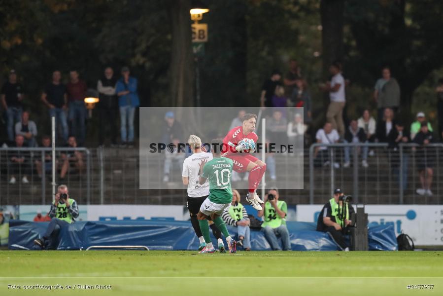 Willy-Sachs-Stadion, Schweinfurt, 20.09.2024, sport, action, BFV, Fussball, Regionalliga Bayern, 10. Spieltag, SVW, FCS, SV Wacker Burghausen, 1. FC Schweinfurt 1905 - Bild-ID: 2437937
