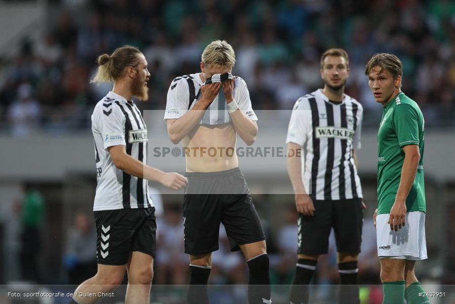 Willy-Sachs-Stadion, Schweinfurt, 20.09.2024, sport, action, BFV, Fussball, Regionalliga Bayern, 10. Spieltag, SVW, FCS, SV Wacker Burghausen, 1. FC Schweinfurt 1905 - Bild-ID: 2437951
