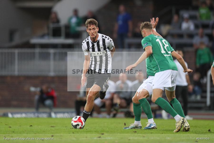 Willy-Sachs-Stadion, Schweinfurt, 20.09.2024, sport, action, BFV, Fussball, Regionalliga Bayern, 10. Spieltag, SVW, FCS, SV Wacker Burghausen, 1. FC Schweinfurt 1905 - Bild-ID: 2437953