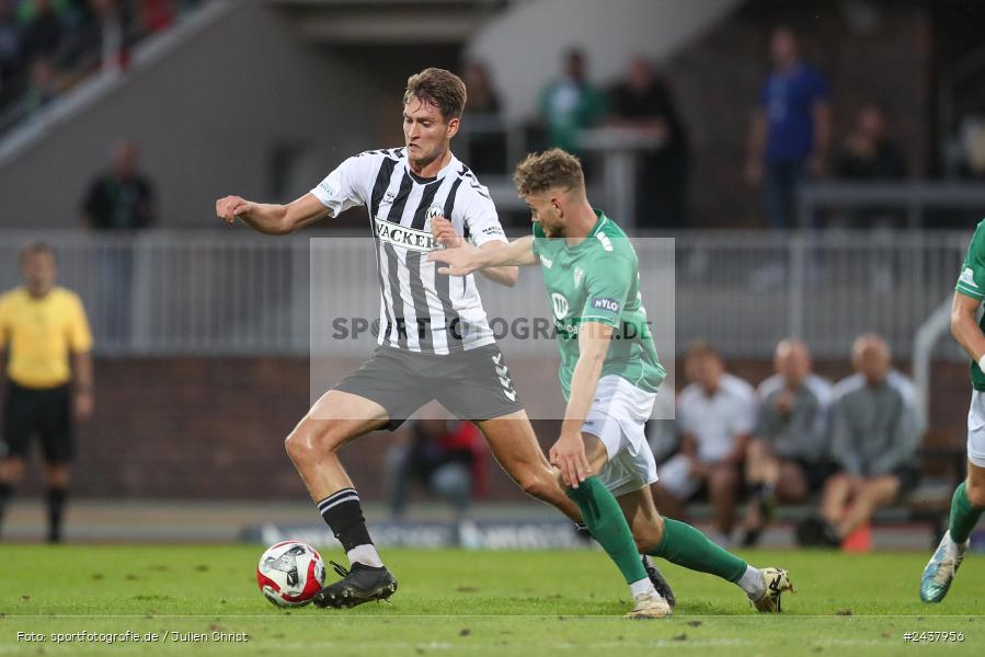 Willy-Sachs-Stadion, Schweinfurt, 20.09.2024, sport, action, BFV, Fussball, Regionalliga Bayern, 10. Spieltag, SVW, FCS, SV Wacker Burghausen, 1. FC Schweinfurt 1905 - Bild-ID: 2437956