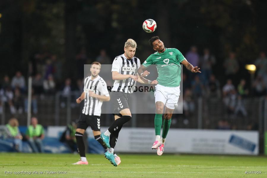 Willy-Sachs-Stadion, Schweinfurt, 20.09.2024, sport, action, BFV, Fussball, Regionalliga Bayern, 10. Spieltag, SVW, FCS, SV Wacker Burghausen, 1. FC Schweinfurt 1905 - Bild-ID: 2437959