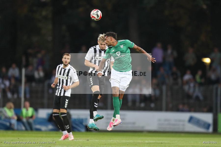 Willy-Sachs-Stadion, Schweinfurt, 20.09.2024, sport, action, BFV, Fussball, Regionalliga Bayern, 10. Spieltag, SVW, FCS, SV Wacker Burghausen, 1. FC Schweinfurt 1905 - Bild-ID: 2437960