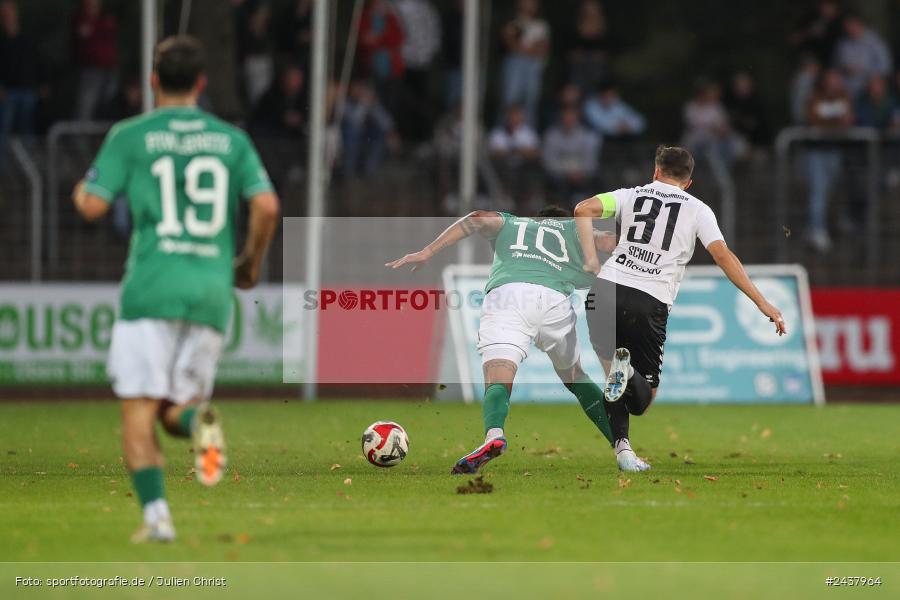 Willy-Sachs-Stadion, Schweinfurt, 20.09.2024, sport, action, BFV, Fussball, Regionalliga Bayern, 10. Spieltag, SVW, FCS, SV Wacker Burghausen, 1. FC Schweinfurt 1905 - Bild-ID: 2437964