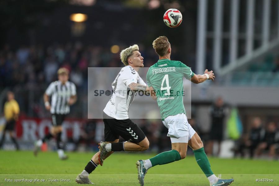 Willy-Sachs-Stadion, Schweinfurt, 20.09.2024, sport, action, BFV, Fussball, Regionalliga Bayern, 10. Spieltag, SVW, FCS, SV Wacker Burghausen, 1. FC Schweinfurt 1905 - Bild-ID: 2437966