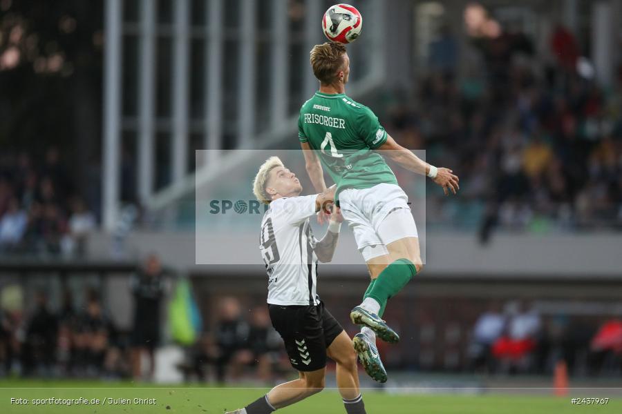 Willy-Sachs-Stadion, Schweinfurt, 20.09.2024, sport, action, BFV, Fussball, Regionalliga Bayern, 10. Spieltag, SVW, FCS, SV Wacker Burghausen, 1. FC Schweinfurt 1905 - Bild-ID: 2437967