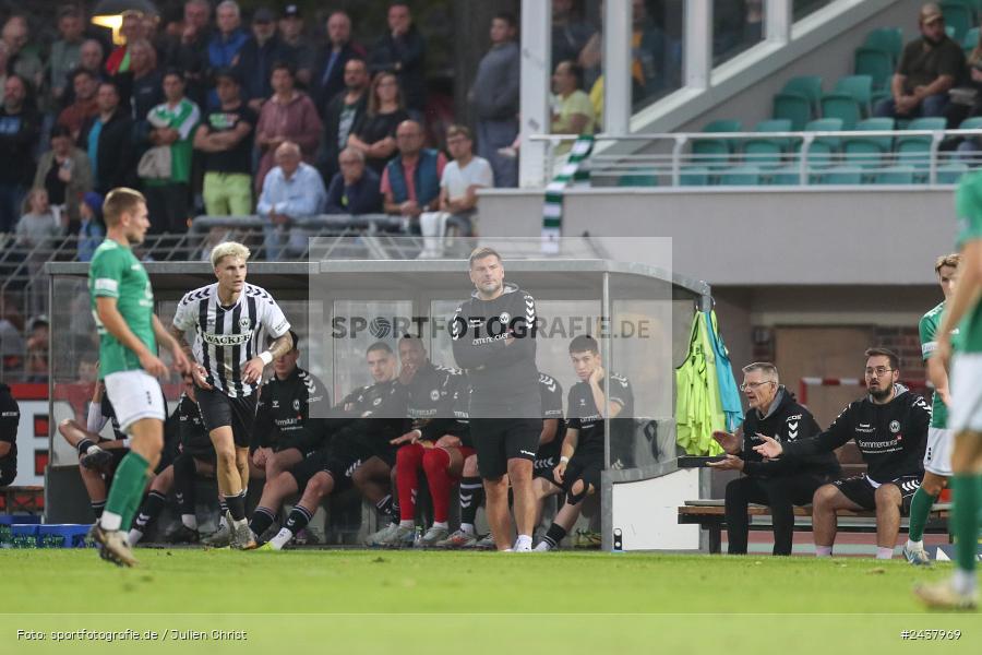 Willy-Sachs-Stadion, Schweinfurt, 20.09.2024, sport, action, BFV, Fussball, Regionalliga Bayern, 10. Spieltag, SVW, FCS, SV Wacker Burghausen, 1. FC Schweinfurt 1905 - Bild-ID: 2437969