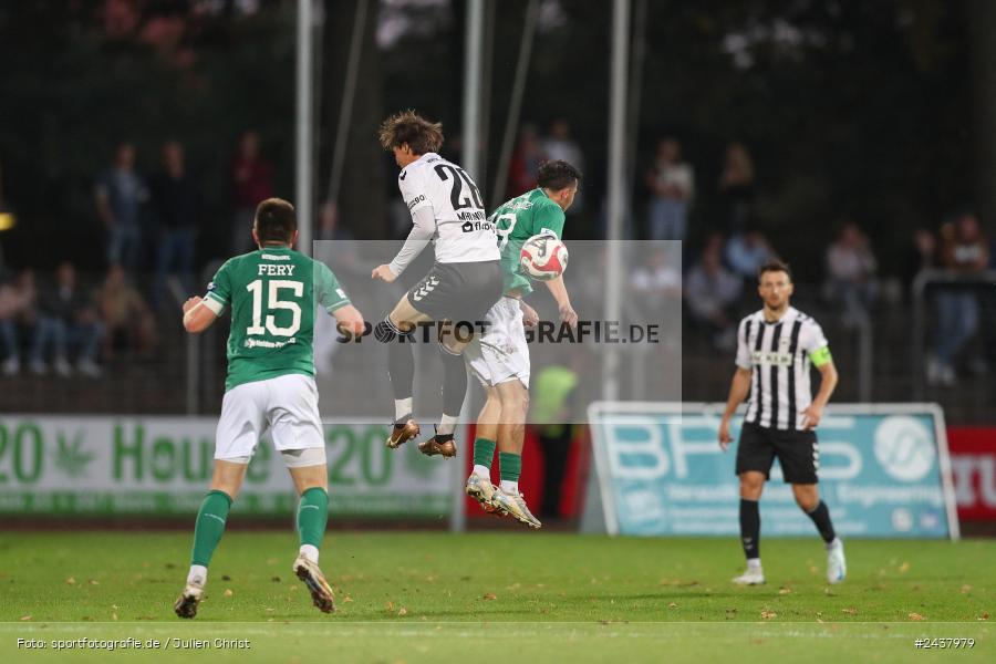 Willy-Sachs-Stadion, Schweinfurt, 20.09.2024, sport, action, BFV, Fussball, Regionalliga Bayern, 10. Spieltag, SVW, FCS, SV Wacker Burghausen, 1. FC Schweinfurt 1905 - Bild-ID: 2437979