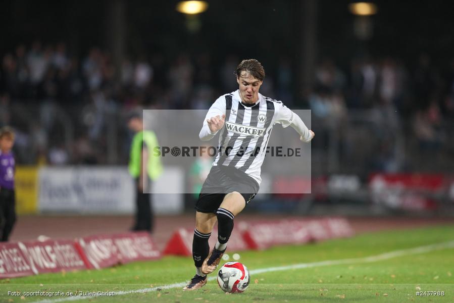 Willy-Sachs-Stadion, Schweinfurt, 20.09.2024, sport, action, BFV, Fussball, Regionalliga Bayern, 10. Spieltag, SVW, FCS, SV Wacker Burghausen, 1. FC Schweinfurt 1905 - Bild-ID: 2437988
