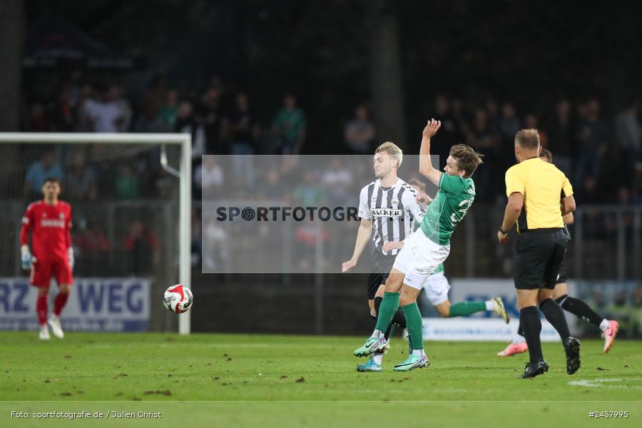 Willy-Sachs-Stadion, Schweinfurt, 20.09.2024, sport, action, BFV, Fussball, Regionalliga Bayern, 10. Spieltag, SVW, FCS, SV Wacker Burghausen, 1. FC Schweinfurt 1905 - Bild-ID: 2437995