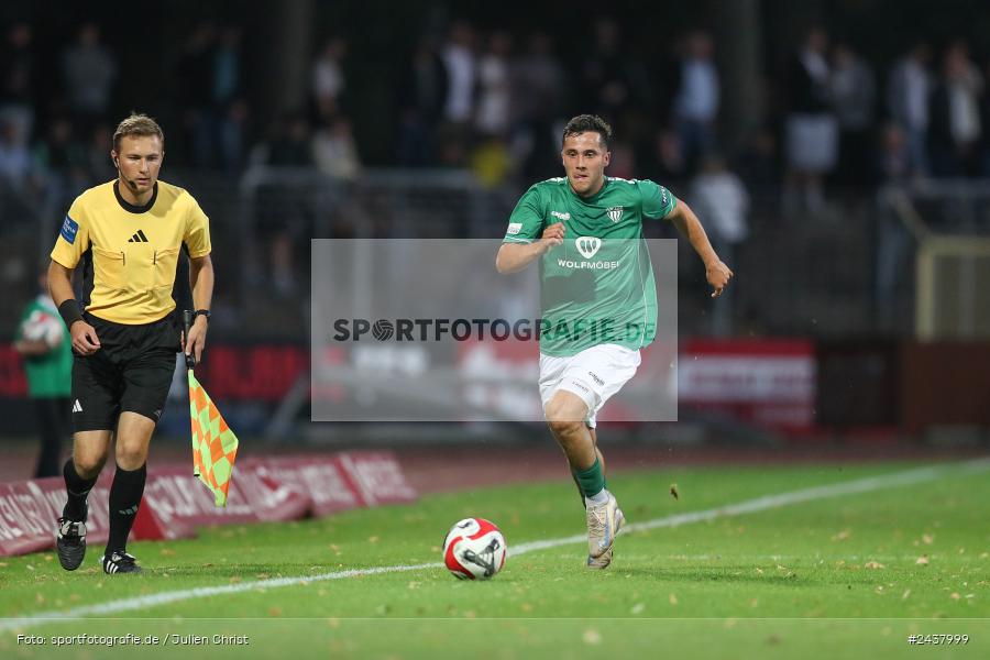 Willy-Sachs-Stadion, Schweinfurt, 20.09.2024, sport, action, BFV, Fussball, Regionalliga Bayern, 10. Spieltag, SVW, FCS, SV Wacker Burghausen, 1. FC Schweinfurt 1905 - Bild-ID: 2437999