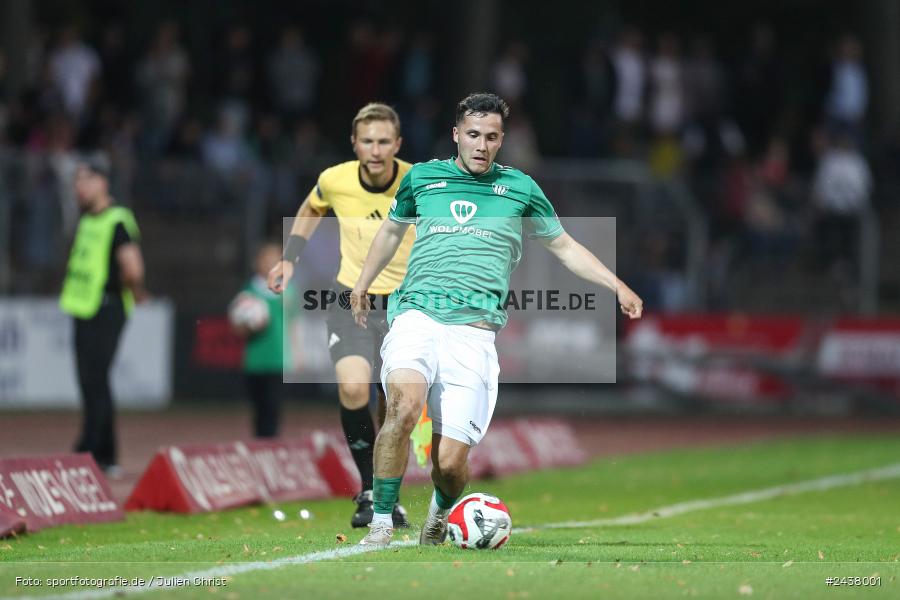 Willy-Sachs-Stadion, Schweinfurt, 20.09.2024, sport, action, BFV, Fussball, Regionalliga Bayern, 10. Spieltag, SVW, FCS, SV Wacker Burghausen, 1. FC Schweinfurt 1905 - Bild-ID: 2438001