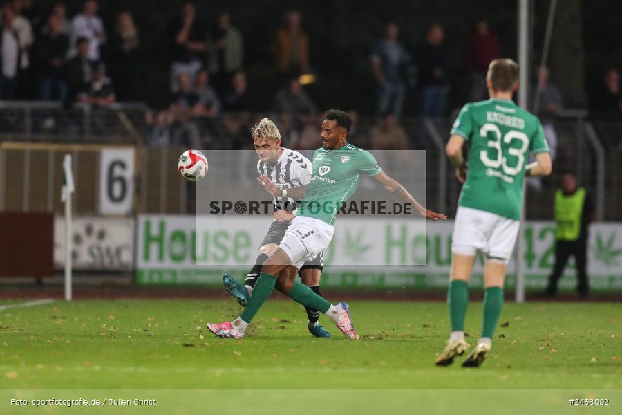 Willy-Sachs-Stadion, Schweinfurt, 20.09.2024, sport, action, BFV, Fussball, Regionalliga Bayern, 10. Spieltag, SVW, FCS, SV Wacker Burghausen, 1. FC Schweinfurt 1905 - Bild-ID: 2438002