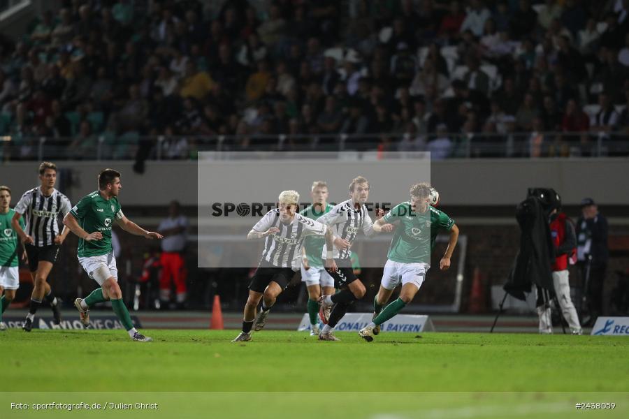 Willy-Sachs-Stadion, Schweinfurt, 20.09.2024, sport, action, BFV, Fussball, Regionalliga Bayern, 10. Spieltag, SVW, FCS, SV Wacker Burghausen, 1. FC Schweinfurt 1905 - Bild-ID: 2438059