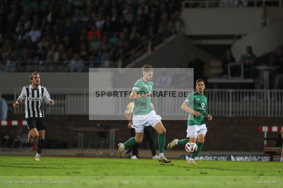 Willy-Sachs-Stadion, Schweinfurt, 20.09.2024, sport, action, BFV, Fussball, Regionalliga Bayern, 10. Spieltag, SVW, FCS, SV Wacker Burghausen, 1. FC Schweinfurt 1905 - Bild-ID: 2438060