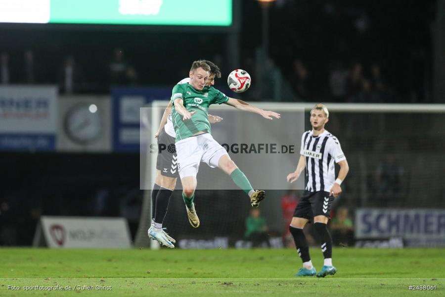 Willy-Sachs-Stadion, Schweinfurt, 20.09.2024, sport, action, BFV, Fussball, Regionalliga Bayern, 10. Spieltag, SVW, FCS, SV Wacker Burghausen, 1. FC Schweinfurt 1905 - Bild-ID: 2438061