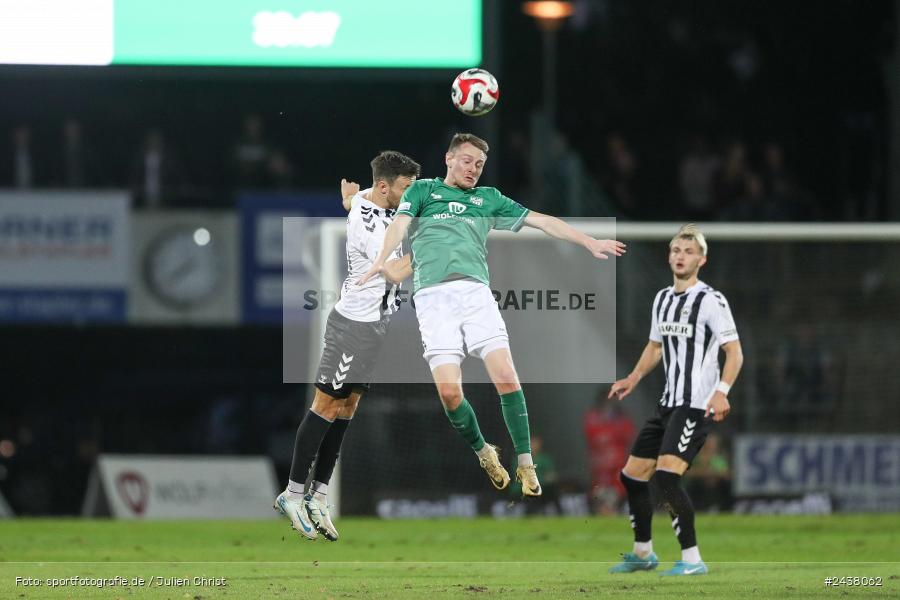 Willy-Sachs-Stadion, Schweinfurt, 20.09.2024, sport, action, BFV, Fussball, Regionalliga Bayern, 10. Spieltag, SVW, FCS, SV Wacker Burghausen, 1. FC Schweinfurt 1905 - Bild-ID: 2438062