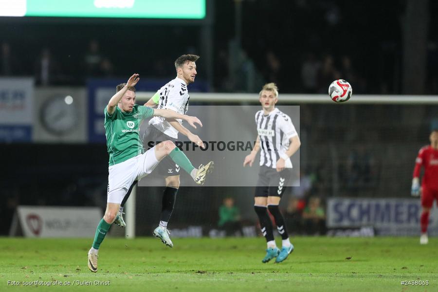 Willy-Sachs-Stadion, Schweinfurt, 20.09.2024, sport, action, BFV, Fussball, Regionalliga Bayern, 10. Spieltag, SVW, FCS, SV Wacker Burghausen, 1. FC Schweinfurt 1905 - Bild-ID: 2438063