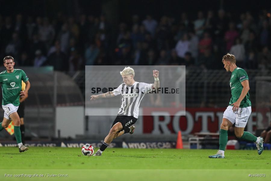 Willy-Sachs-Stadion, Schweinfurt, 20.09.2024, sport, action, BFV, Fussball, Regionalliga Bayern, 10. Spieltag, SVW, FCS, SV Wacker Burghausen, 1. FC Schweinfurt 1905 - Bild-ID: 2438072
