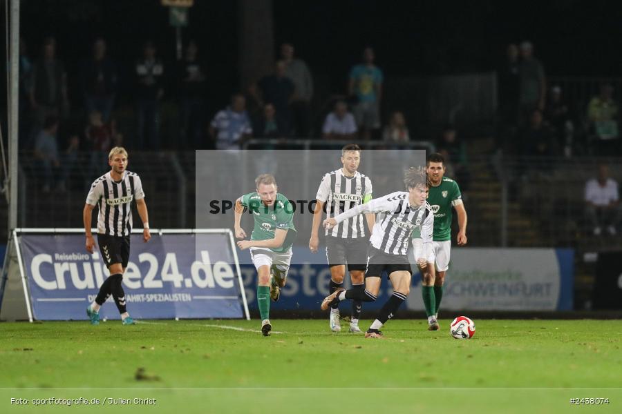 Willy-Sachs-Stadion, Schweinfurt, 20.09.2024, sport, action, BFV, Fussball, Regionalliga Bayern, 10. Spieltag, SVW, FCS, SV Wacker Burghausen, 1. FC Schweinfurt 1905 - Bild-ID: 2438074