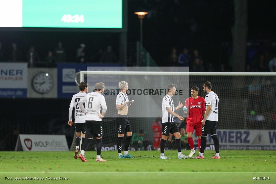 Willy-Sachs-Stadion, Schweinfurt, 20.09.2024, sport, action, BFV, Fussball, Regionalliga Bayern, 10. Spieltag, SVW, FCS, SV Wacker Burghausen, 1. FC Schweinfurt 1905 - Bild-ID: 2438078