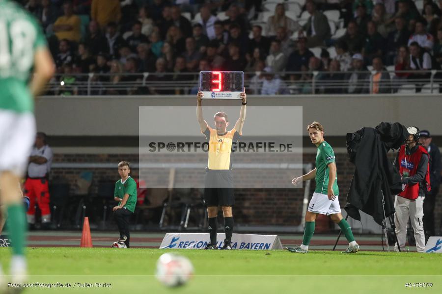 Willy-Sachs-Stadion, Schweinfurt, 20.09.2024, sport, action, BFV, Fussball, Regionalliga Bayern, 10. Spieltag, SVW, FCS, SV Wacker Burghausen, 1. FC Schweinfurt 1905 - Bild-ID: 2438079