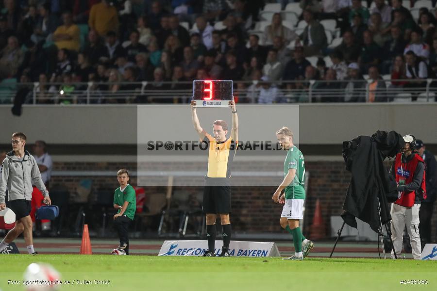 Willy-Sachs-Stadion, Schweinfurt, 20.09.2024, sport, action, BFV, Fussball, Regionalliga Bayern, 10. Spieltag, SVW, FCS, SV Wacker Burghausen, 1. FC Schweinfurt 1905 - Bild-ID: 2438080