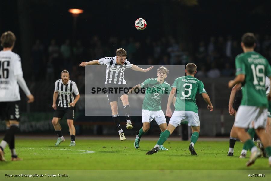 Willy-Sachs-Stadion, Schweinfurt, 20.09.2024, sport, action, BFV, Fussball, Regionalliga Bayern, 10. Spieltag, SVW, FCS, SV Wacker Burghausen, 1. FC Schweinfurt 1905 - Bild-ID: 2438083